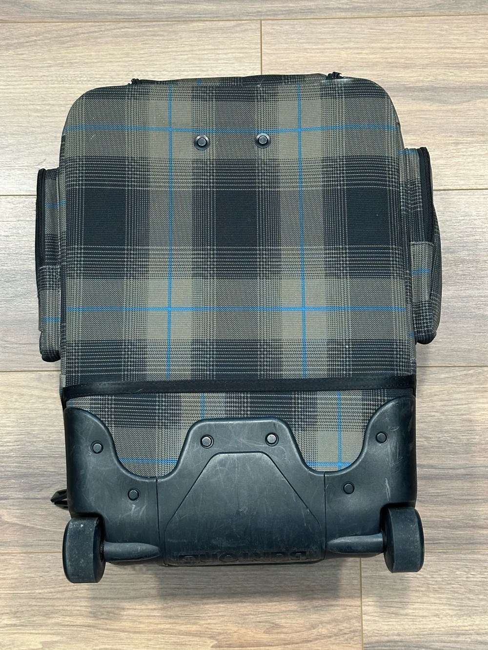 Burton Wheelie Flight Deck Carry-On Bag in Plaid - Picture 3 of 12